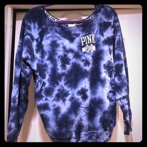 PINK long sleeve tie die shirt!